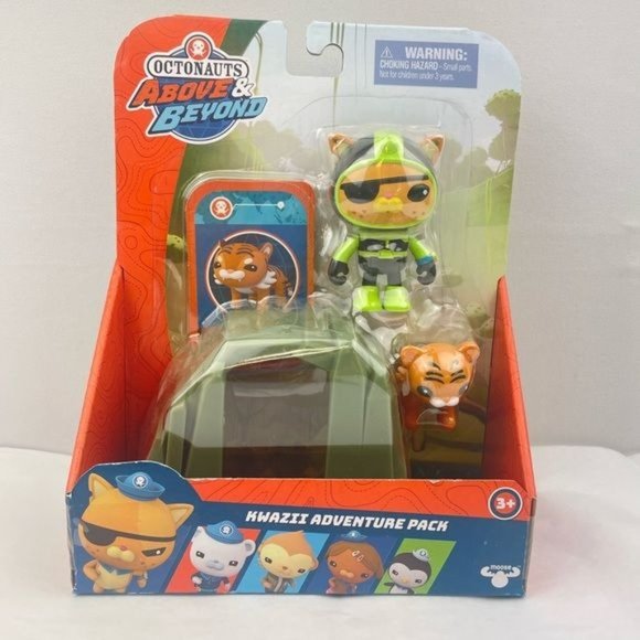 Octonauts Above & Beyond, Kwazii 3" Deluxe Toy Figure Adventure Pack Ages 3+ - Picture 2 of 6